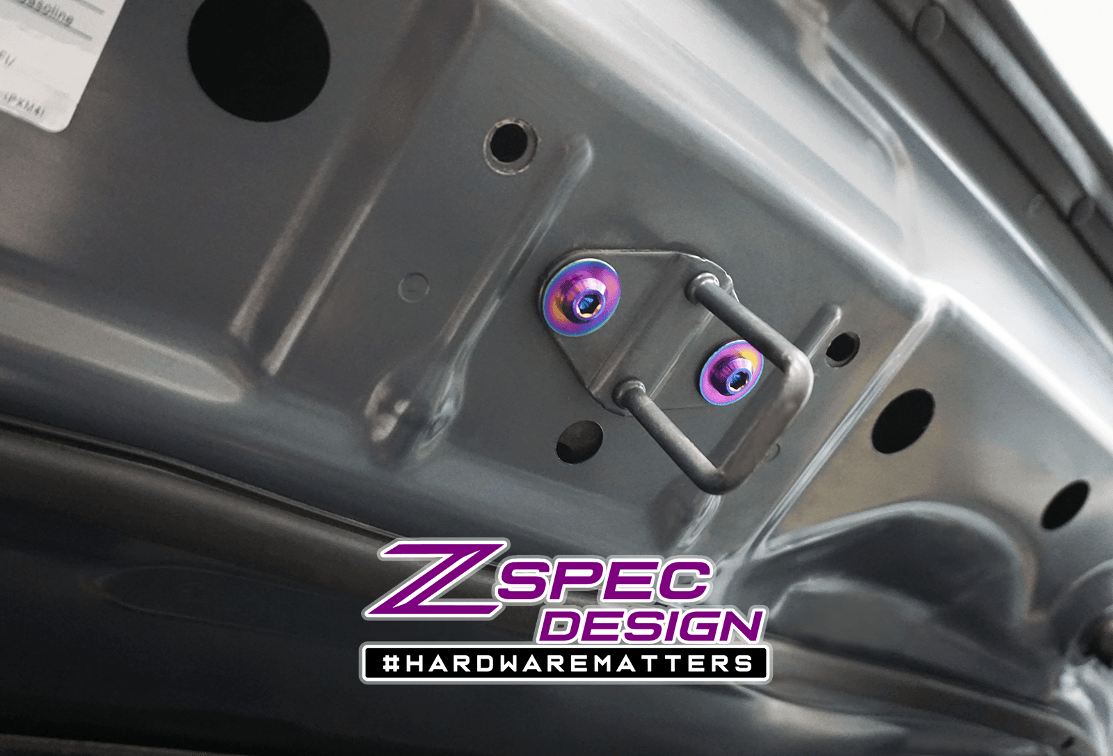 ZSPEC "Stage 2" Dress Up Bolts® Fastener Kit for '16-23 Mazda CX-9, Titanium - ZSPEC Design LLC - Hardware Fasteners - cx-9, Fastener Kit, mazda, stage 2 - zspecdesign.com