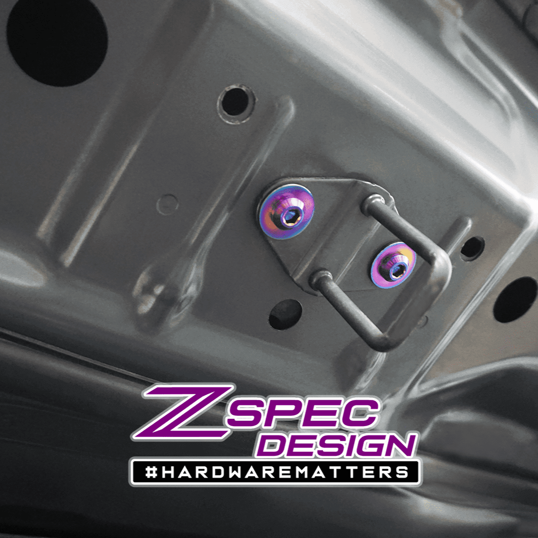 ZSPEC "Stage 1" Dress Up Bolts® Fastener Kit for '16-23 Mazda CX-9, Titanium - ZSPEC Design LLC - Hardware Fasteners - cx-9, Fastener Kit, mazda, stage 1 - zspecdesign.com