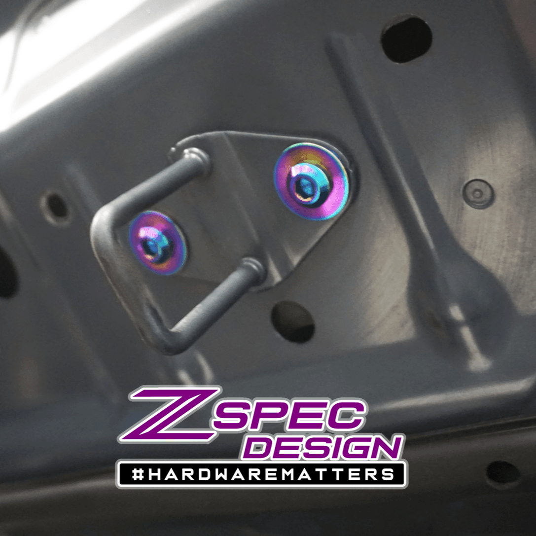 ZSPEC "Stage 2" Dress Up Bolts® Fastener Kit for '16-23 Mazda CX-9, Titanium - ZSPEC Design LLC - Hardware Fasteners - cx-9, Fastener Kit, mazda, stage 2 - zspecdesign.com