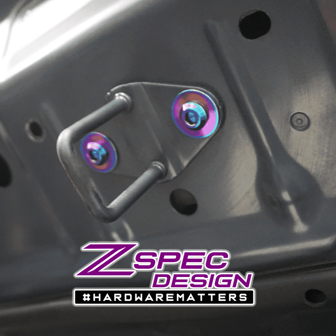 ZSPEC "Stage 1" Dress Up Bolts® Fastener Kit for '16-23 Mazda CX-9, Titanium - ZSPEC Design LLC - Hardware Fasteners - cx-9, Fastener Kit, mazda, stage 1 - zspecdesign.com