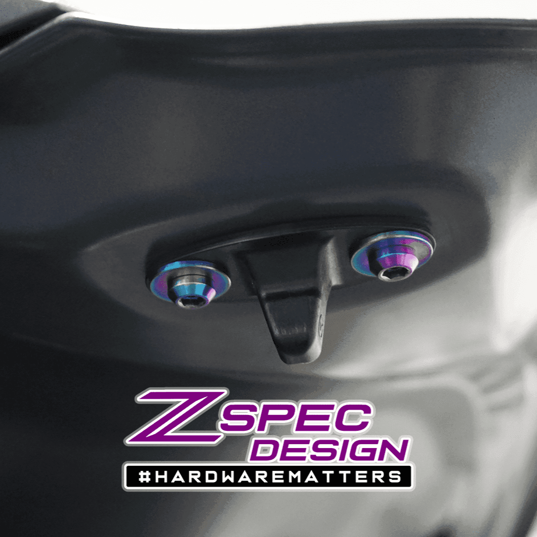 ZSPEC "Stage 1" Dress Up Bolts® Fastener Kit for '16-23 Mazda CX-9, Titanium - ZSPEC Design LLC - Hardware Fasteners - cx-9, Fastener Kit, mazda, stage 1 - zspecdesign.com