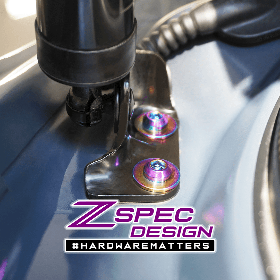ZSPEC "Stage 1" Dress Up Bolts® Fastener Kit for '17-23 Mazda CX-5, Titanium - ZSPEC Design LLC - Hardware Fasteners - cx-9, Fastener Kit, mazda, stage 1 - zspecdesign.com