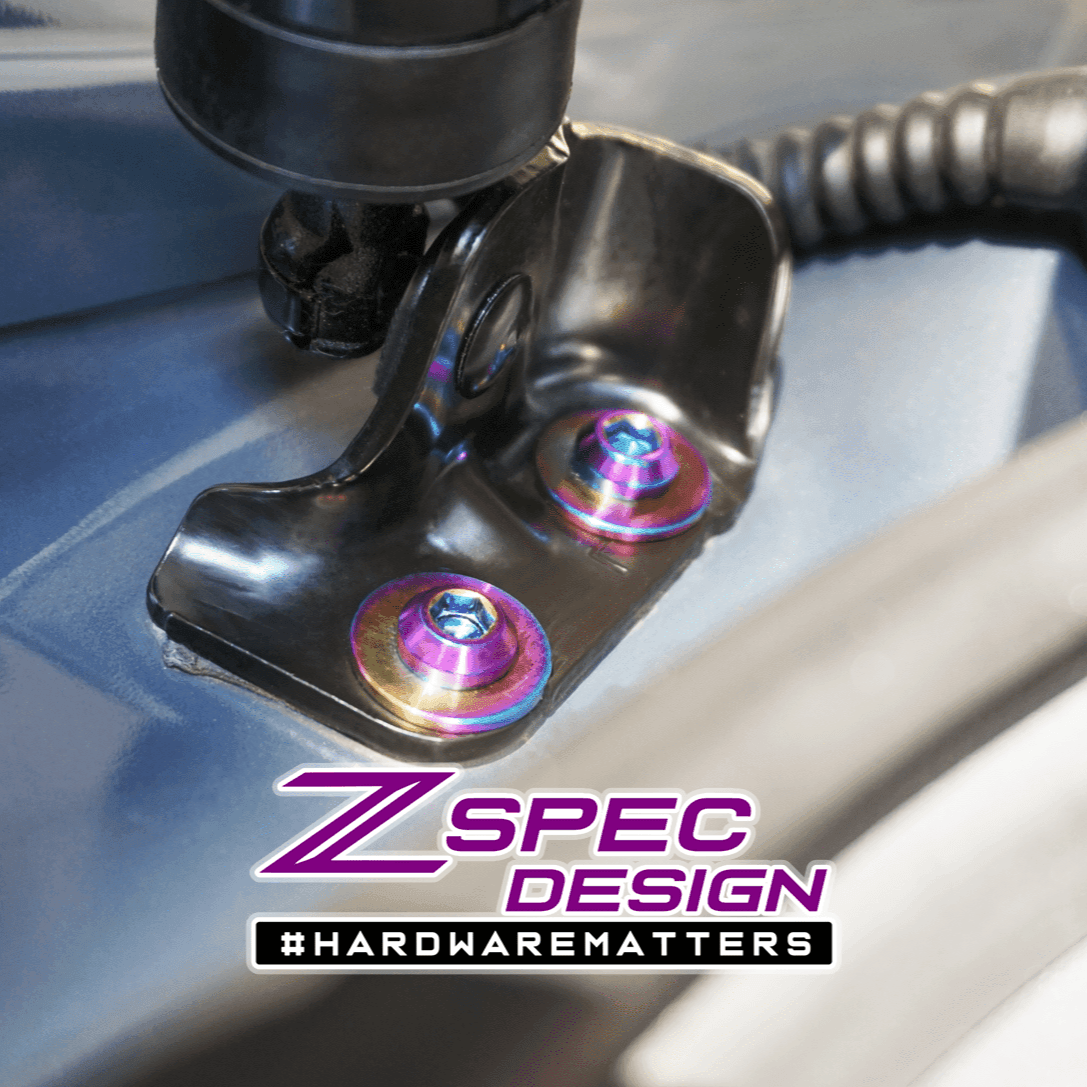 ZSPEC "Stage 1" Dress Up Bolts® Fastener Kit for '16-23 Mazda CX-9, Titanium - ZSPEC Design LLC - Hardware Fasteners - cx-9, Fastener Kit, mazda, stage 1 - zspecdesign.com