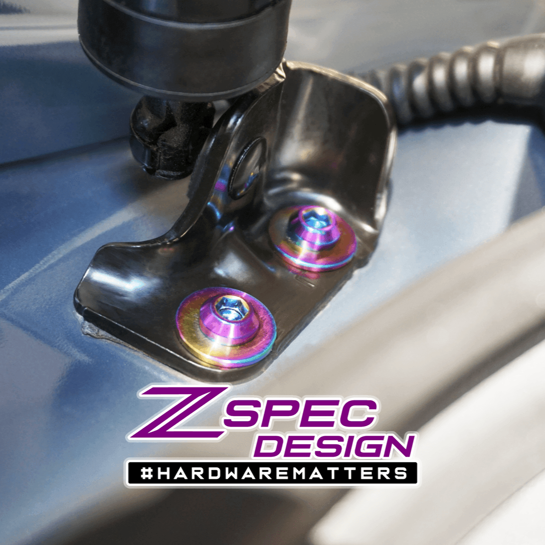 ZSPEC "Stage 2" Dress Up Bolts® Fastener Kit for '17-23 Mazda CX-5, Titanium - ZSPEC Design LLC - Hardware Fasteners - cx-9, Fastener Kit, mazda, stage 2 - zspecdesign.com