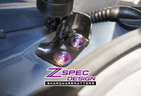 ZSPEC Dress Up Bolts® Hatch/Trunk-Area Fastener Kit for '17-23 Mazda CX-9, Titanium Hardware Fasteners ZSPEC Design LLC.