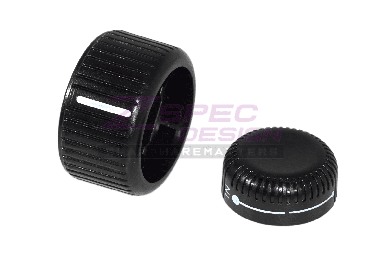 ZSPEC LHD Wiper Control Knobs for '90+ Nissan 300zx Z32, Mode & Interval Knobs - ZSPEC Design LLC - Hardware Fasteners - 300zx, 300zx pods, knob, lhd, nissan, repro, z32, z32 pod - zspecdesign.com
