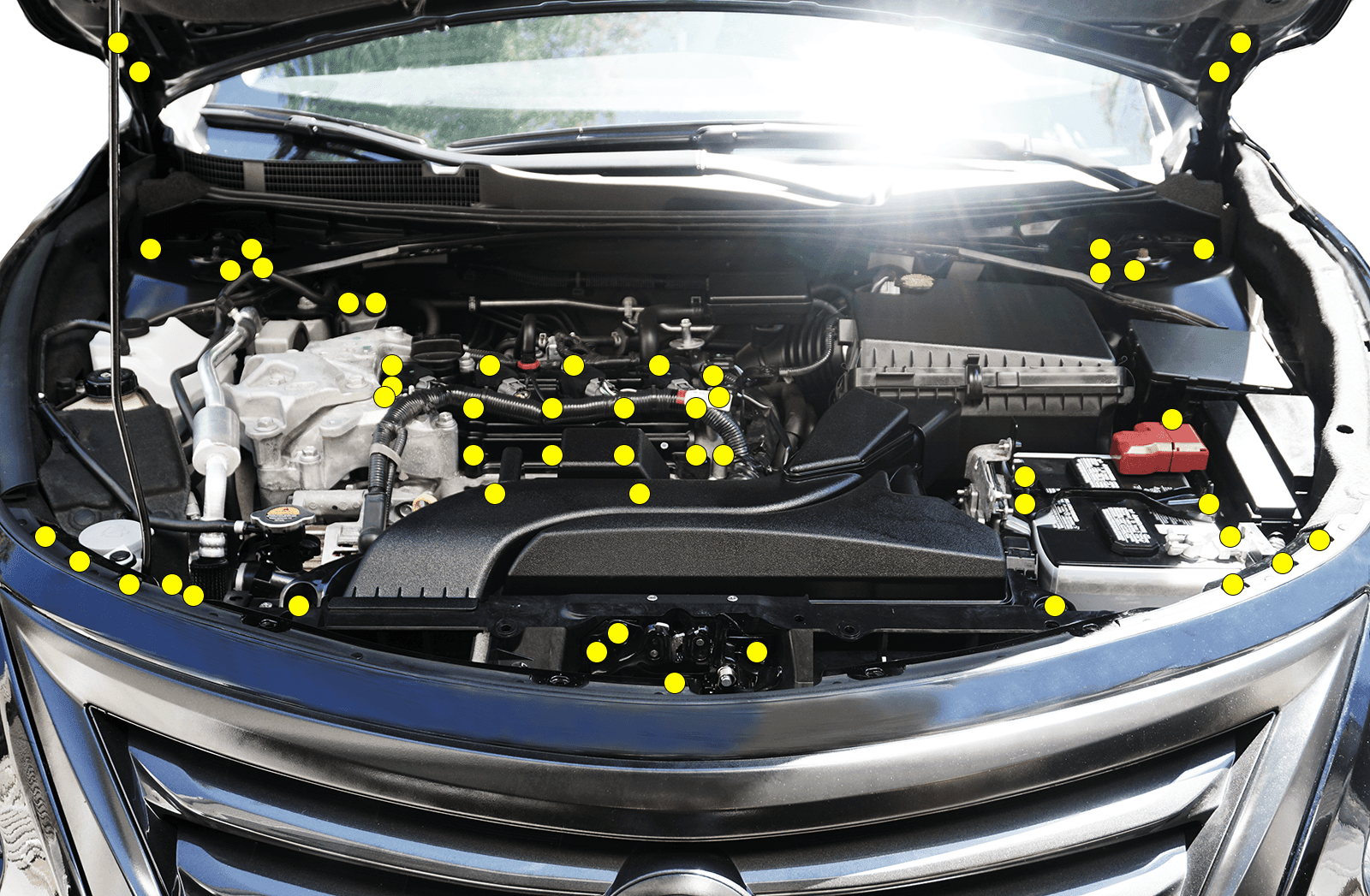 ZSPEC "Stage 2" Dress Up Bolts® Fastener Kit for '13-16 Nissan Altima, Stainless & Billet - ZSPEC Design LLC - Hardware Fasteners - altima, Fastener Kit, nissan, stage 2, Washer Color - zspecdesign.com