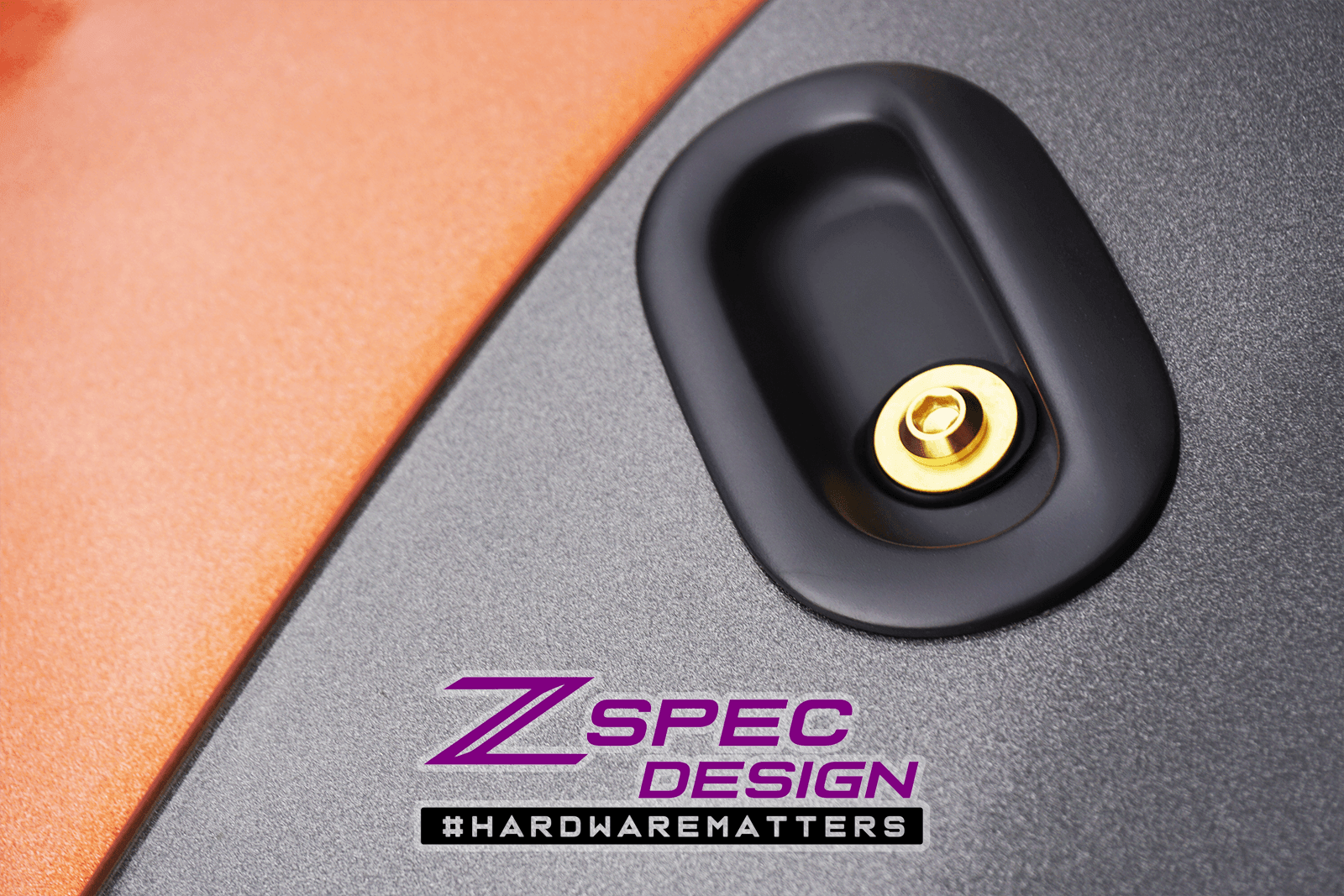 ZSPEC Convertible Deck Catch Fasteners for '93-96 Nissan 300zx, Titanium - ZSPEC Design LLC - Hardware Fasteners - 300zx, convertible, z32 - zspecdesign.com
