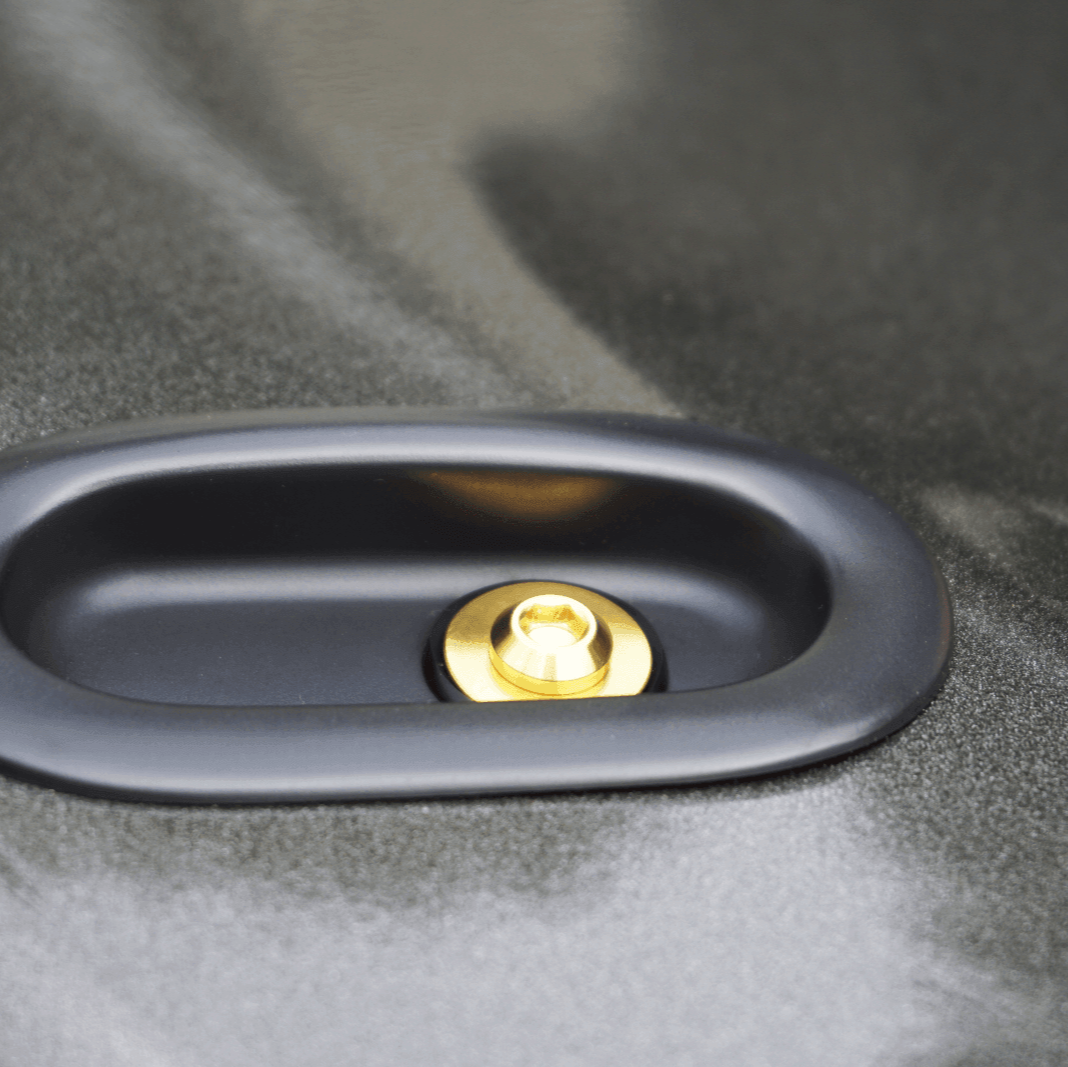 ZSPEC Convertible Deck Catch Fasteners for '93-96 Nissan 300zx, Titanium - ZSPEC Design LLC - Hardware Fasteners - 300zx, convertible, z32 - zspecdesign.com
