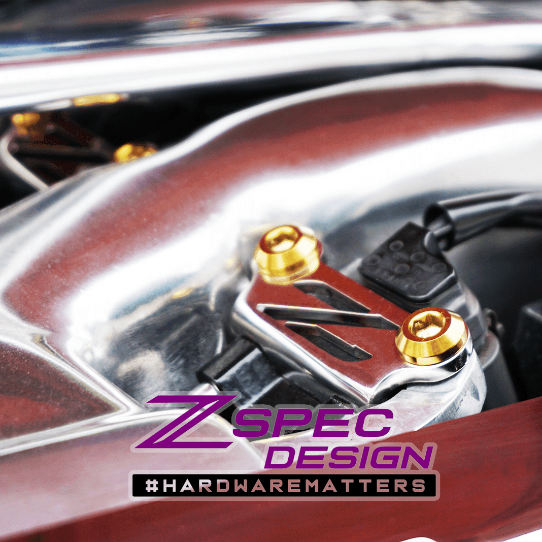 ZSPEC Coil Brackets Dress Up Bolts® Fastener Kit for 300zx Z32, Titanium - ZSPEC Design LLC - Hardware Fasteners - 300zx, Fastener Kit, nissan, z32 - zspecdesign.com