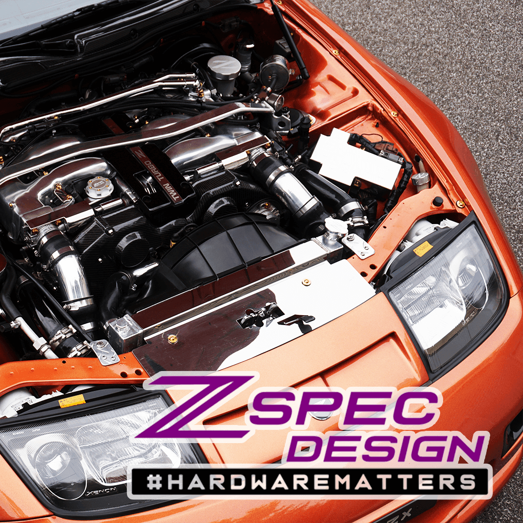 ZSPEC "Stage 1" Dress Up Bolts® Hardware Kit for Nissan 300zx Z32, Titanium - ZSPEC Design LLC - Hardware Fasteners - 300zx, Fastener Kit, nissan, stage 1, titanium, z32 - zspecdesign.com
