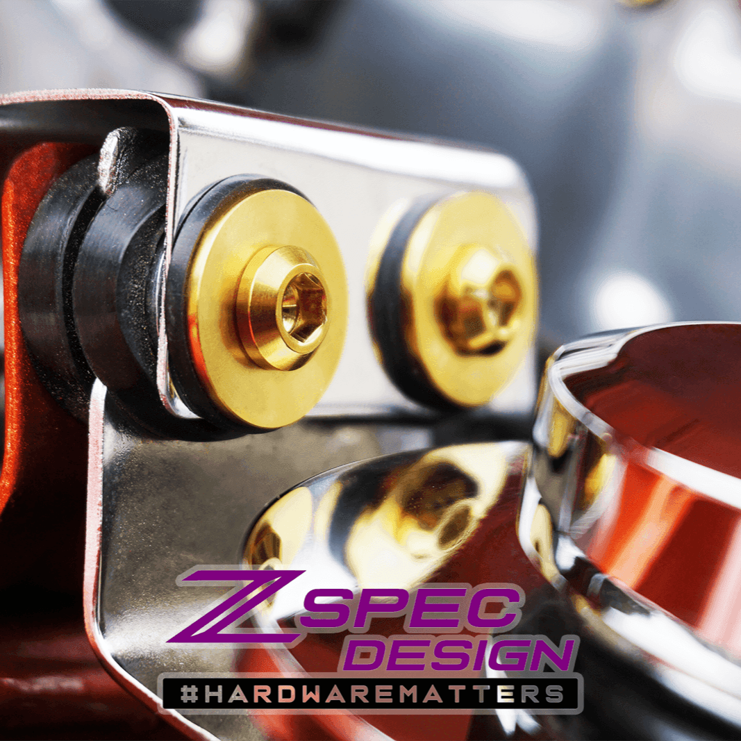 ZSPEC "Stage 2" Dress Up Bolts® Hardware Kit for Nissan 300zx Z32, Titanium - ZSPEC Design LLC - Hardware Fasteners - 300zx, Fastener Kit, nissan, stage 2, titanium, z32 - zspecdesign.com