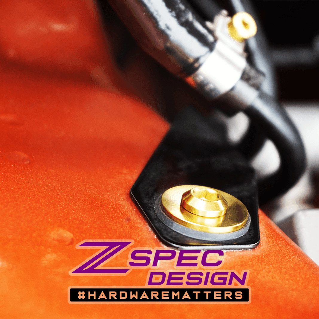 ZSPEC "Stage 1" Dress Up Bolts® Hardware Kit for Nissan 300zx Z32, Titanium - ZSPEC Design LLC - Hardware Fasteners - 300zx, Fastener Kit, nissan, stage 1, titanium, z32 - zspecdesign.com