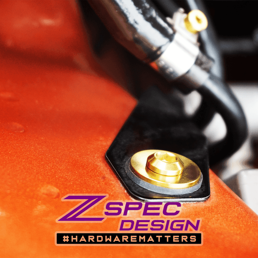 ZSPEC "Stage 2" Dress Up Bolts® Hardware Kit for Nissan 300zx Z32, Titanium - ZSPEC Design LLC - Hardware Fasteners - 300zx, Fastener Kit, nissan, stage 2, titanium, z32 - zspecdesign.com