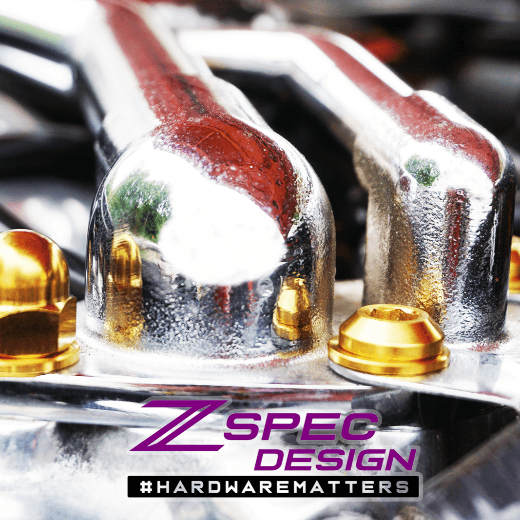 ZSPEC "Stage 1" Dress Up Bolts® Hardware Kit for Nissan 300zx Z32, Titanium - ZSPEC Design LLC - Hardware Fasteners - 300zx, Fastener Kit, nissan, stage 1, titanium, z32 - zspecdesign.com
