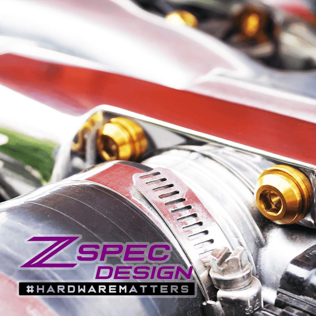 ZSPEC "Stage 2" Dress Up Bolts® Hardware Kit for Nissan 300zx Z32, Titanium - ZSPEC Design LLC - Hardware Fasteners - 300zx, Fastener Kit, nissan, stage 2, titanium, z32 - zspecdesign.com