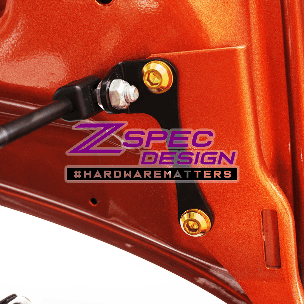ZSPEC "Stage 1" Dress Up Bolts® Hardware Kit for Nissan 300zx Z32, Titanium - ZSPEC Design LLC - Hardware Fasteners - 300zx, Fastener Kit, nissan, stage 1, titanium, z32 - zspecdesign.com