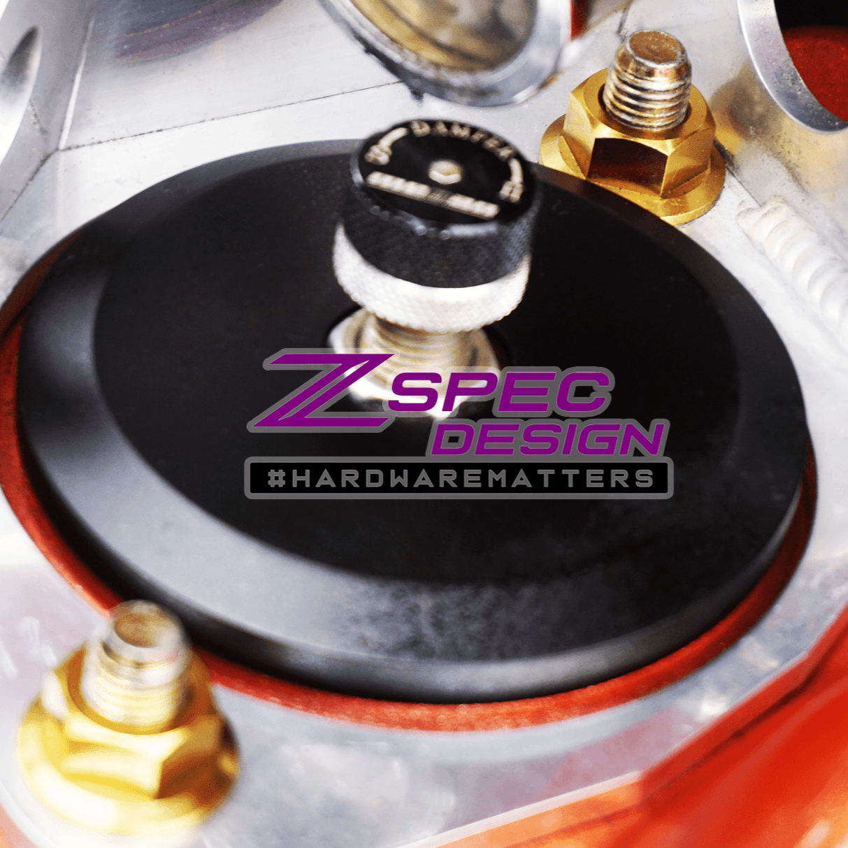 ZSPEC Shock Tower Flare Nuts for '90-96 Nissan Z32 300zx, Grade-5 Titanium - ZSPEC Design LLC - Hardware Fasteners - 300zx, nissan, shock tower, titanium, z32 - zspecdesign.com