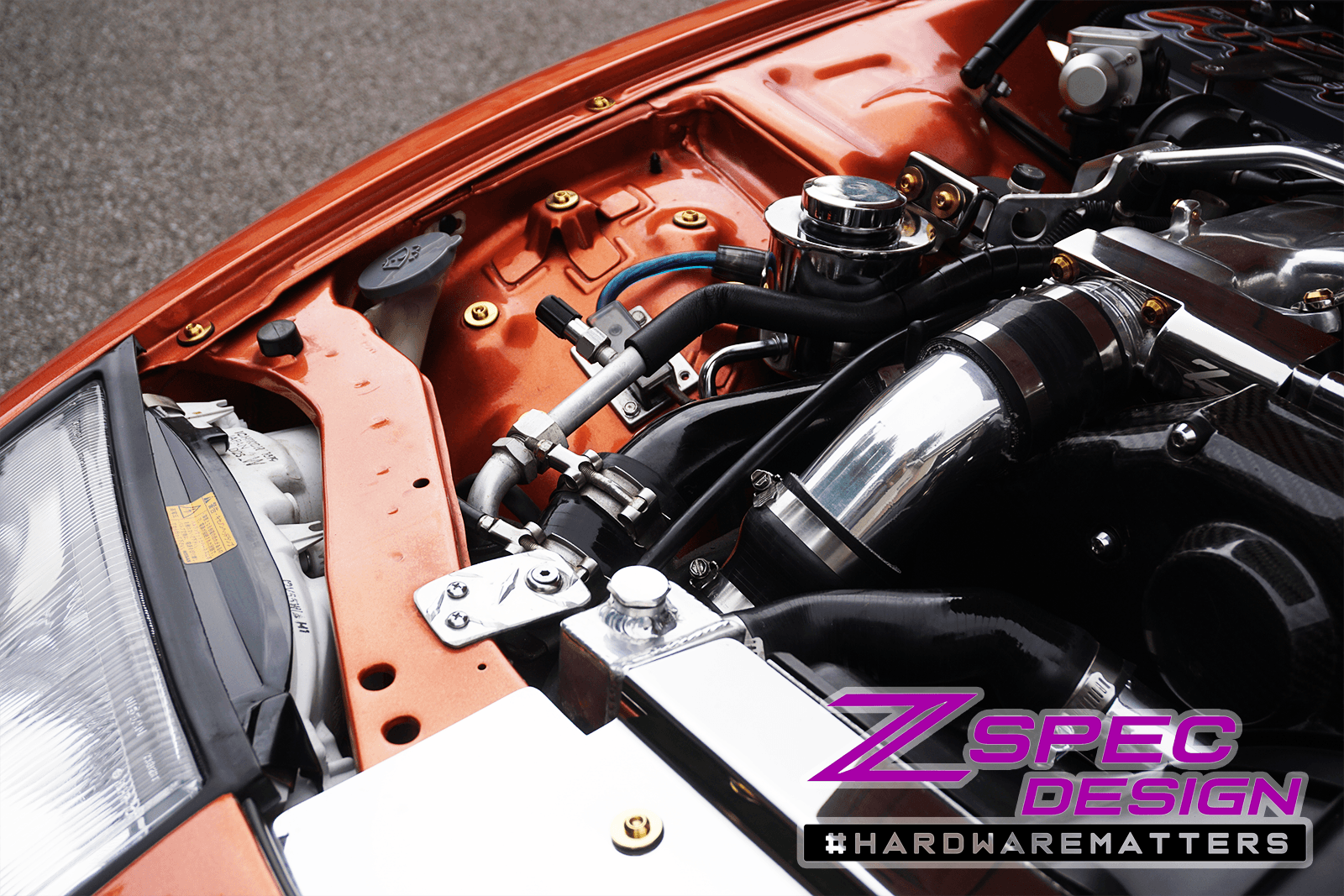 "Stage 1" Titanium Dress-Up Bolts(TM) Kit for Nissan 300zx Z32 by ZSPEC Grade5 GR5 Burned Black Red Blue Silver Gold Purple NISMO