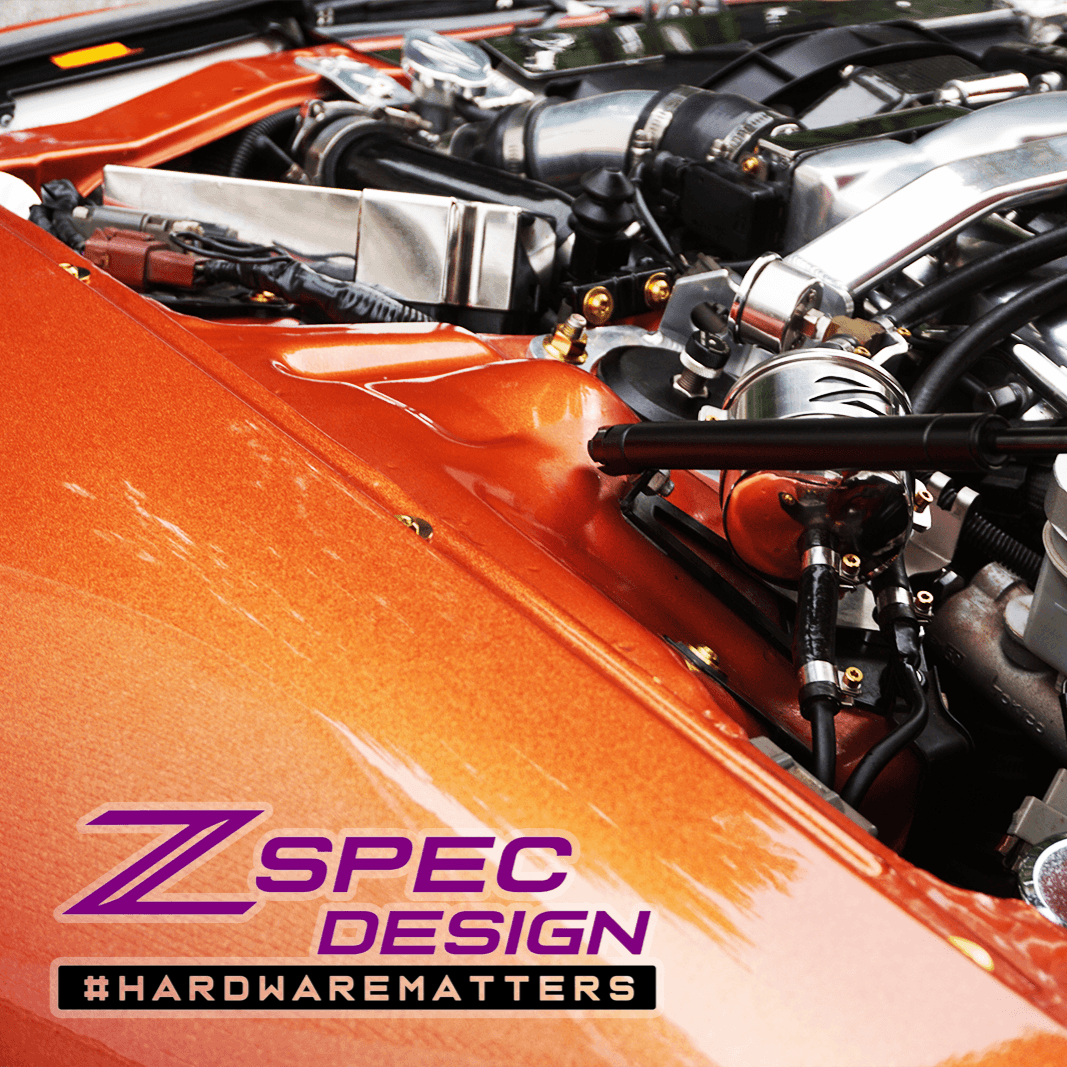 "Stage 2" Titanium Dress-Up Bolts(TM) Kit for Nissan 300zx Z32 by ZSPEC Grade5 GR5 Burned Black Red Blue Silver Gold Purple NISMO