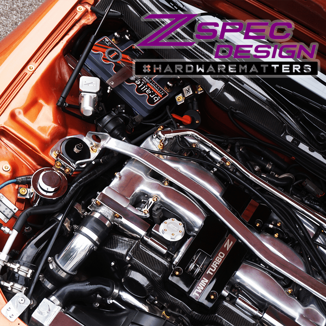 "Stage 2" Titanium Dress-Up Bolts(TM) Kit for Nissan 300zx Z32 by ZSPEC Grade5 GR5 Burned Black Red Blue Silver Gold Purple NISMO