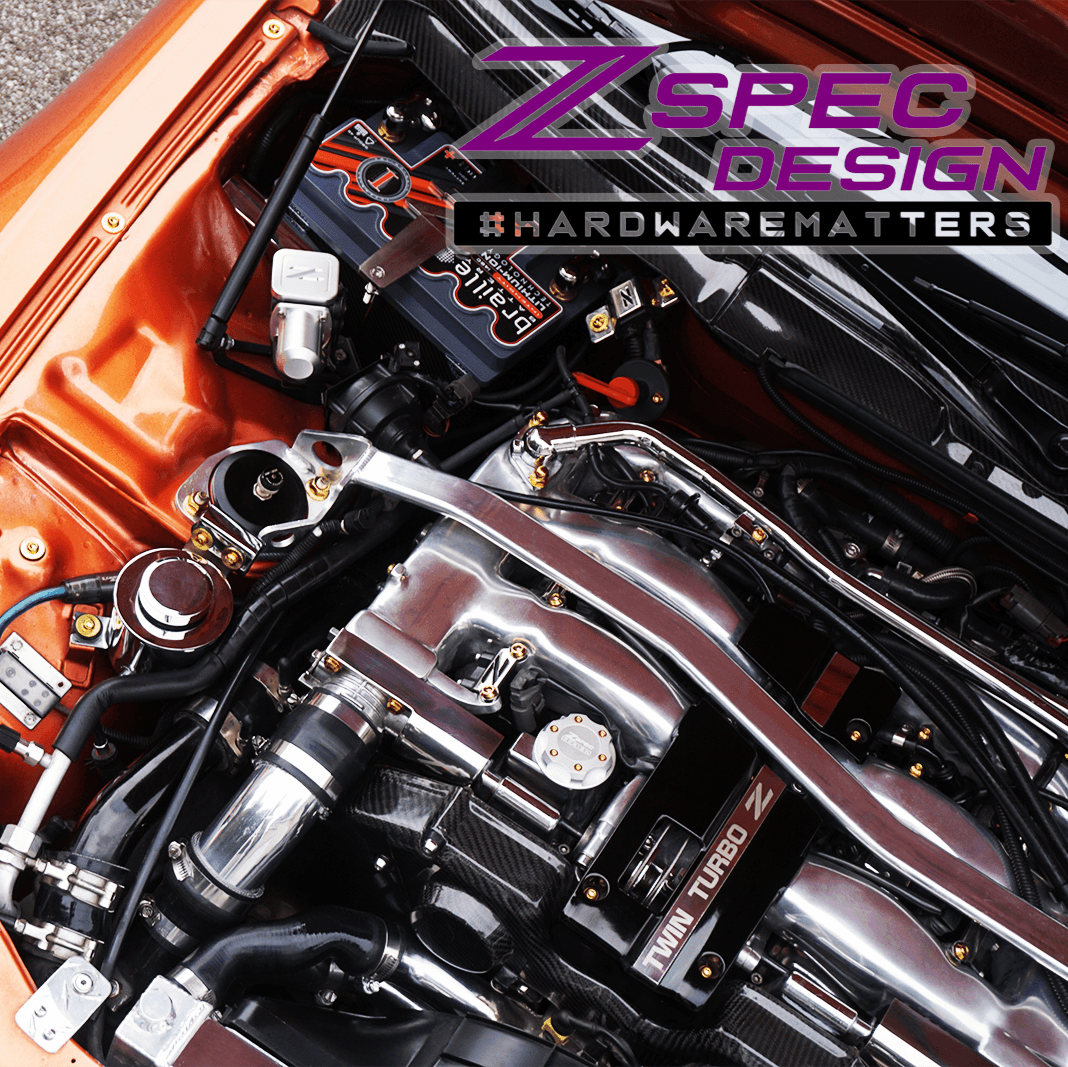 ZSPEC "Stage 1" Dress Up Bolts® Hardware Kit for Nissan 300zx Z32, Titanium - ZSPEC Design LLC - Hardware Fasteners - 300zx, Fastener Kit, nissan, stage 1, titanium, z32 - zspecdesign.com