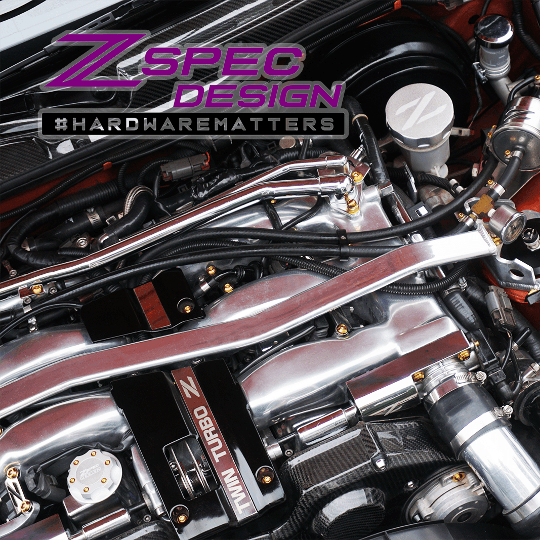 "Stage 2" Titanium Dress-Up Bolts(TM) Kit for Nissan 300zx Z32 by ZSPEC Grade5 GR5 Burned Black Red Blue Silver Gold Purple NISMO