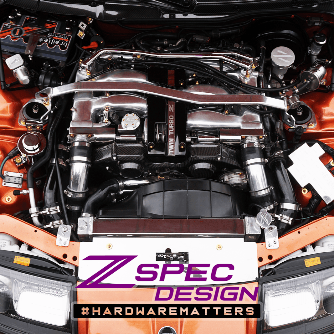ZSPEC "Stage 2" Dress Up Bolts® Hardware Kit for Nissan 300zx Z32, Titanium - ZSPEC Design LLC - Hardware Fasteners - 300zx, Fastener Kit, nissan, stage 2, titanium, z32 - zspecdesign.com