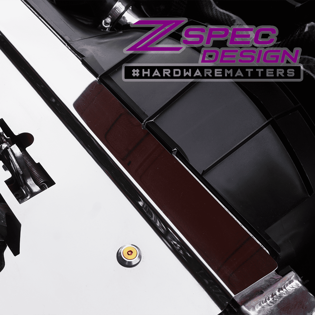 ZSPEC M6 Billet Dress Up Fender-Finish Washers, FHSC Fasteners, Billet