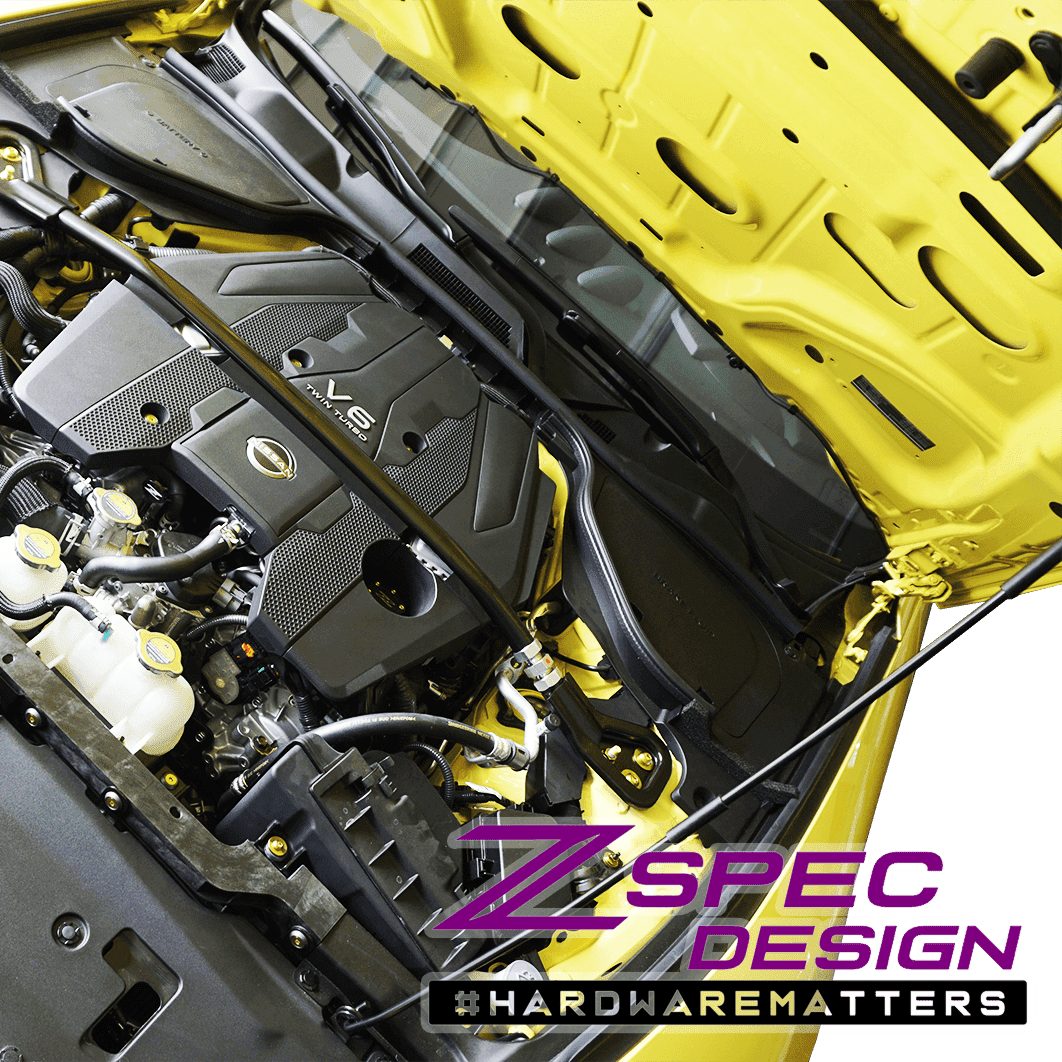 ZSPEC "Stage 2" Dress Up Bolts® Hardware Kit for Nissan Z RZ34, Titanium & Billet - ZSPEC Design LLC - Hardware Fasteners - 400z, Fastener Kit, nissan, nissan z, RZ34, stage 2, titanium - zspecdesign.com