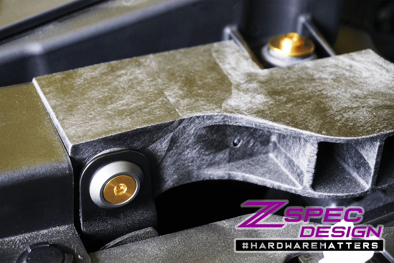 "Stage 1" Titanium-Hybrid Dress-Up Bolts(TM) Kit for Nissan Z RZ34 by ZSPEC - ZSPEC Design LLC - Hardware Fasteners - 400z, Fastener Kit, nissan, nissan z, RZ34, titanium - 