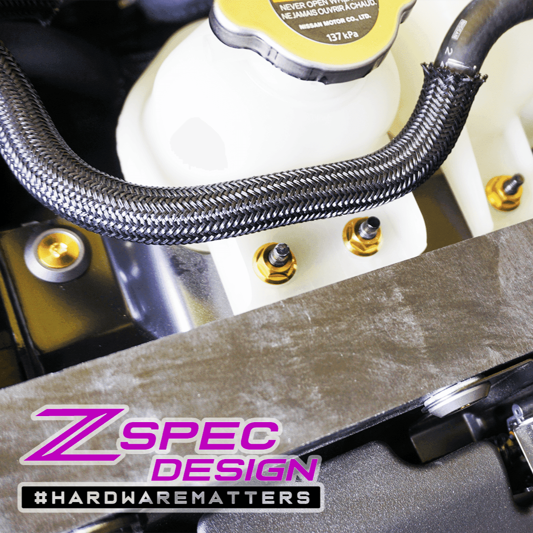 ZSPEC "Stage 2" Dress Up Bolts® Hardware Kit for Nissan Z RZ34, Titanium & Billet - ZSPEC Design LLC - Hardware Fasteners - 400z, Fastener Kit, nissan, nissan z, RZ34, stage 2, titanium - zspecdesign.com