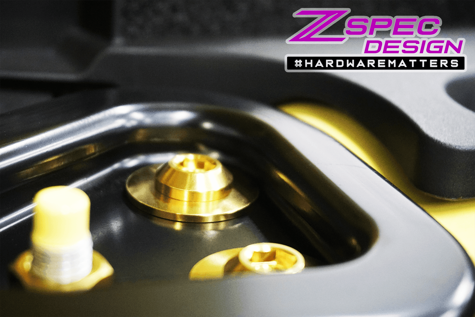 "Stage 1" Titanium-Hybrid Dress-Up Bolts(TM) Kit for Nissan Z RZ34 by ZSPEC - ZSPEC Design LLC - Hardware Fasteners - 400z, Fastener Kit, nissan, nissan z, RZ34, titanium - 