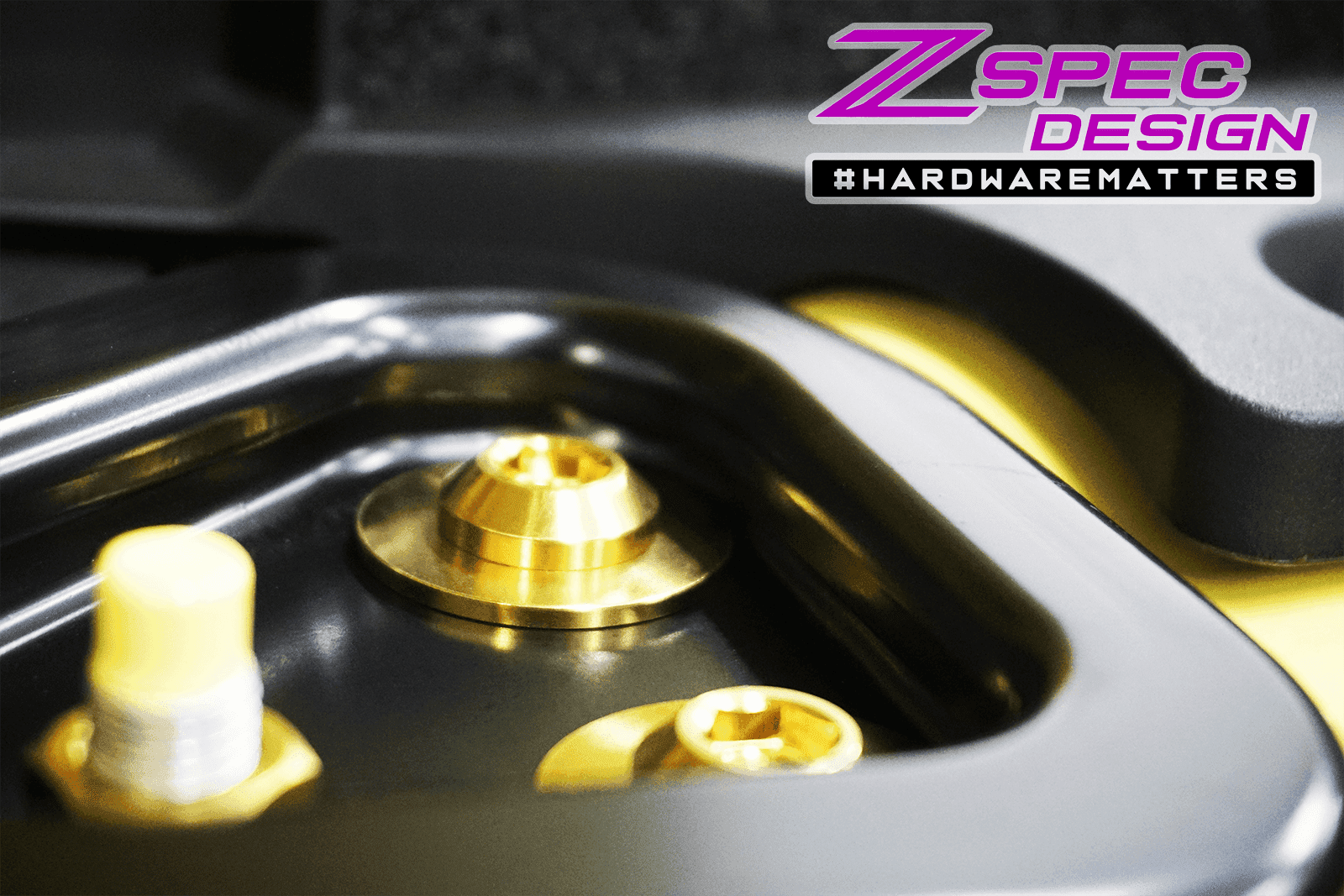 "Stage 2" Titanium-Hybrid Dress-Up Bolts(TM) Kit for Nissan Z RZ34 by ZSPEC - ZSPEC Design LLC - Hardware Fasteners - 400z, Fastener Kit, nissan, nissan z, RZ34, titanium - 