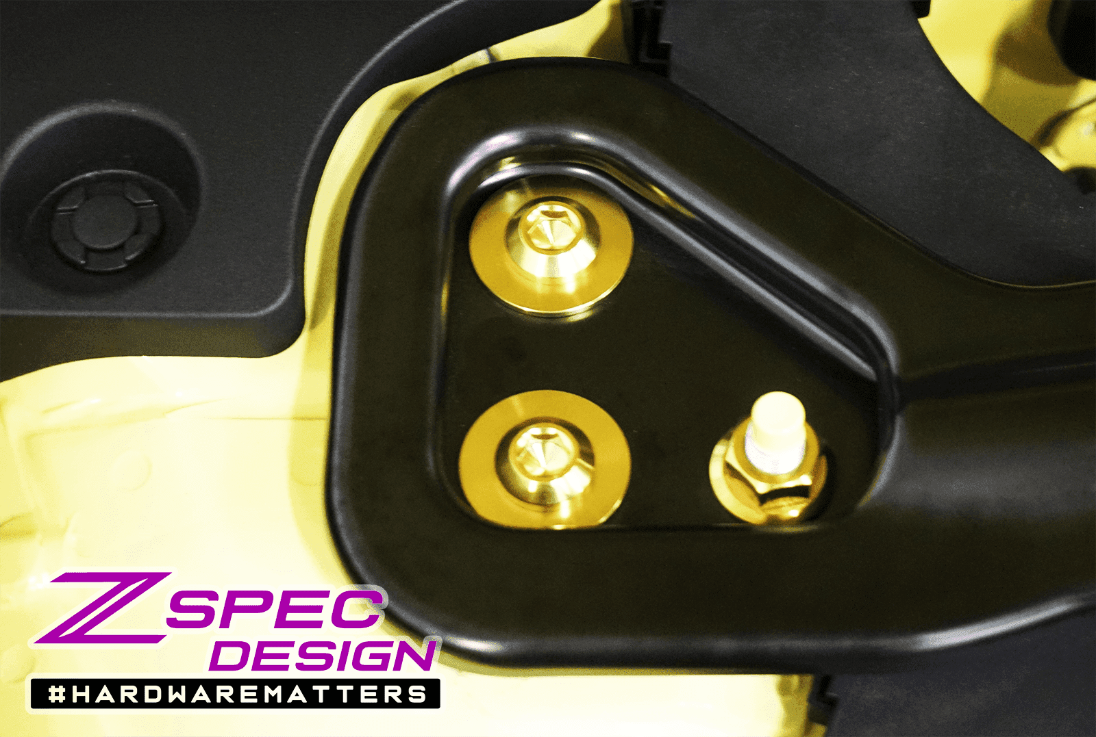 "Stage 2" Titanium-Hybrid Dress-Up Bolts(TM) Kit for Nissan Z RZ34 by ZSPEC - ZSPEC Design LLC - Hardware Fasteners - 400z, Fastener Kit, nissan, nissan z, RZ34, titanium - 