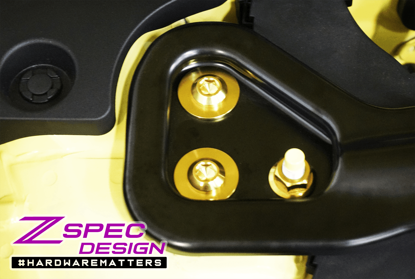 "Stage 1" Titanium-Hybrid Dress-Up Bolts(TM) Kit for Nissan Z RZ34 by ZSPEC - ZSPEC Design LLC - Hardware Fasteners - 400z, Fastener Kit, nissan, nissan z, RZ34, titanium - 