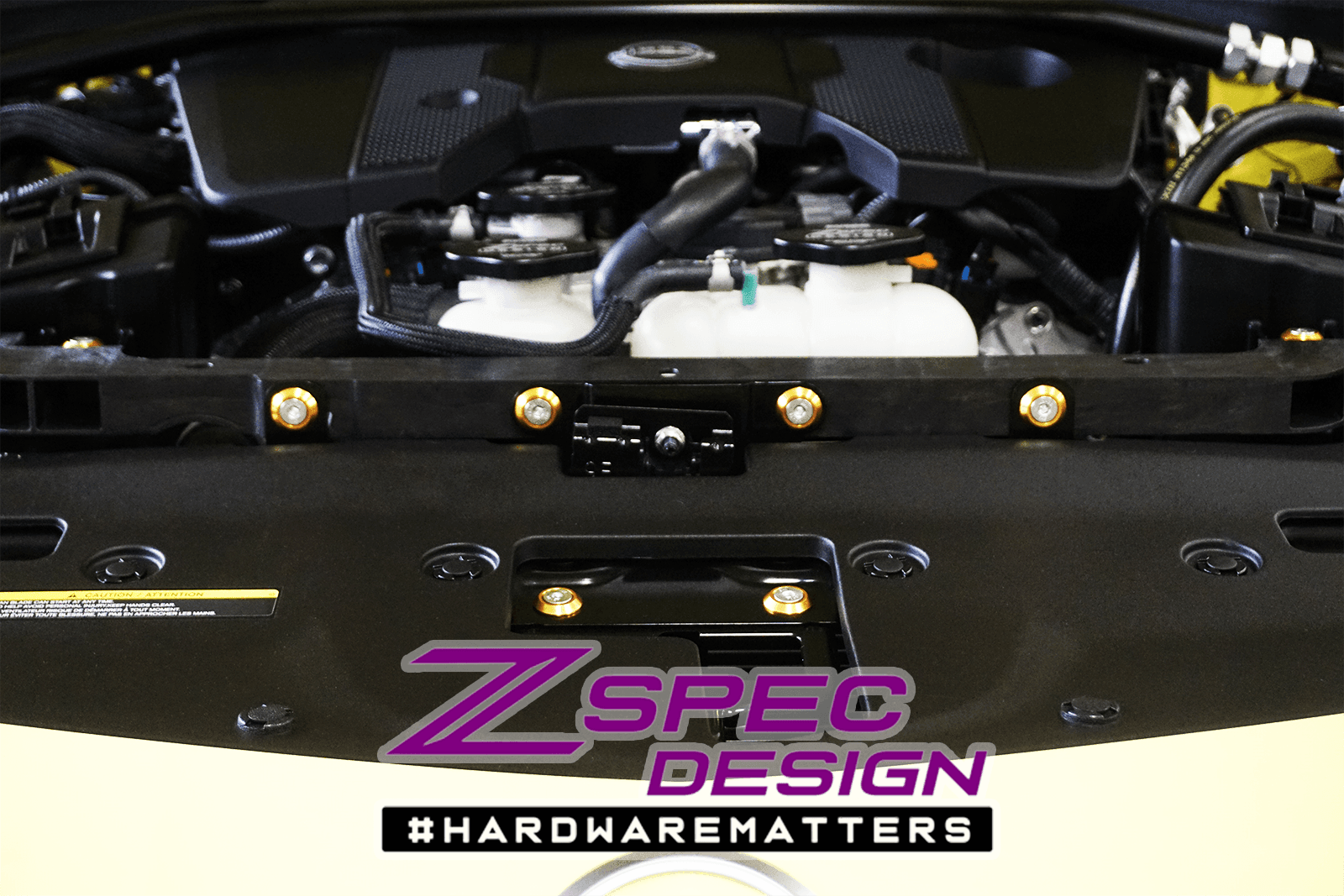 ZSPEC "Stage 2" Dress Up Bolts® Hardware Kit for Nissan Z RZ34, Stainless & Billet - ZSPEC Design LLC - Hardware Fasteners - 400z, Fastener Kit, nissan, nissanz, RZ34, stage 2, titanium - zspecdesign.com