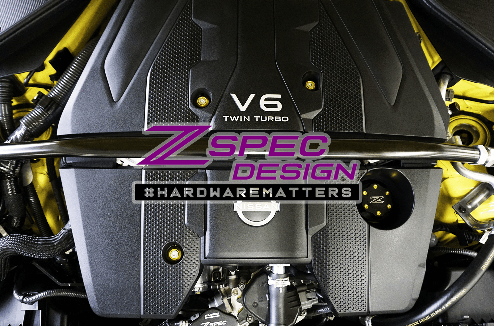 ZSPEC "Stage 2" Dress Up Bolts® Hardware Kit for Nissan Z RZ34, Stainless & Billet - ZSPEC Design LLC - Hardware Fasteners - 400z, Fastener Kit, nissan, nissanz, RZ34, stage 2, titanium - zspecdesign.com