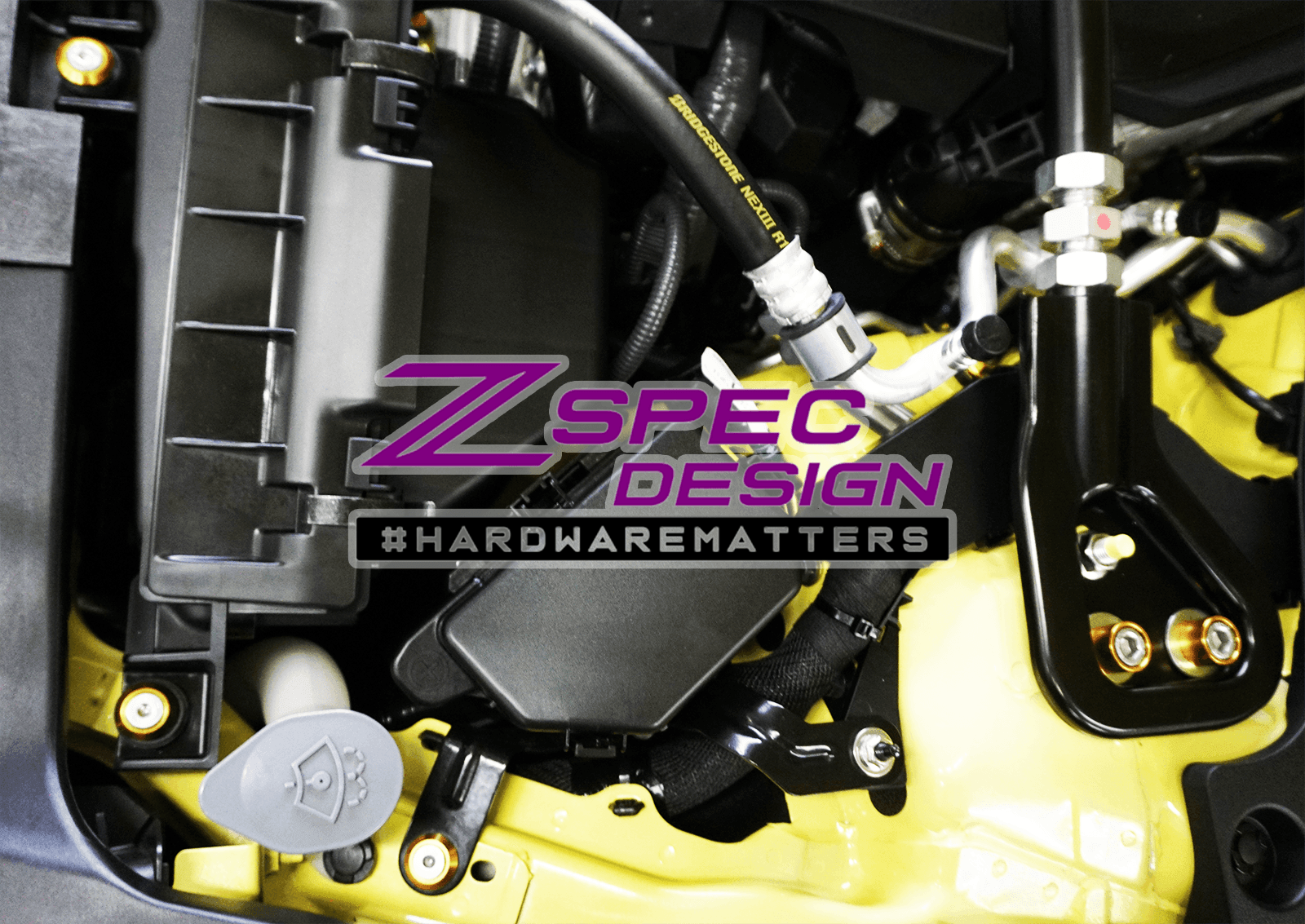 ZSPEC "Stage 2" Dress Up Bolts® Hardware Kit for Nissan Z RZ34, Stainless & Billet - ZSPEC Design LLC - Hardware Fasteners - 400z, Fastener Kit, nissan, nissanz, RZ34, stage 2, titanium - zspecdesign.com