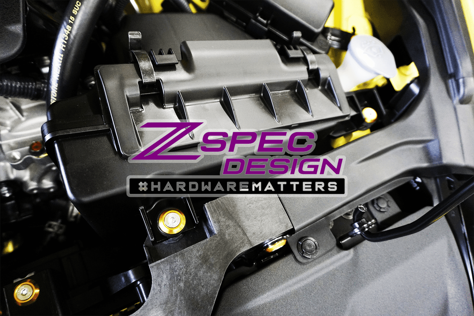 "Stage 2" Stainless-Billet Dress-Up Bolts(TM) Kit for Nissan Z RZ34 by ZSPEC - ZSPEC Design LLC - Hardware Fasteners - 400z, Fastener Kit, nissan, nissan z, RZ34, titanium - 