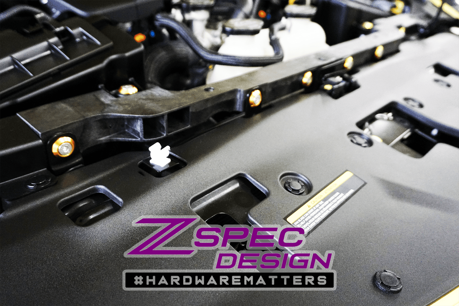 "Stage 2" Stainless-Billet Dress-Up Bolts(TM) Kit for Nissan Z RZ34 by ZSPEC - ZSPEC Design LLC - Hardware Fasteners - 400z, Fastener Kit, nissan, nissan z, RZ34, titanium - 