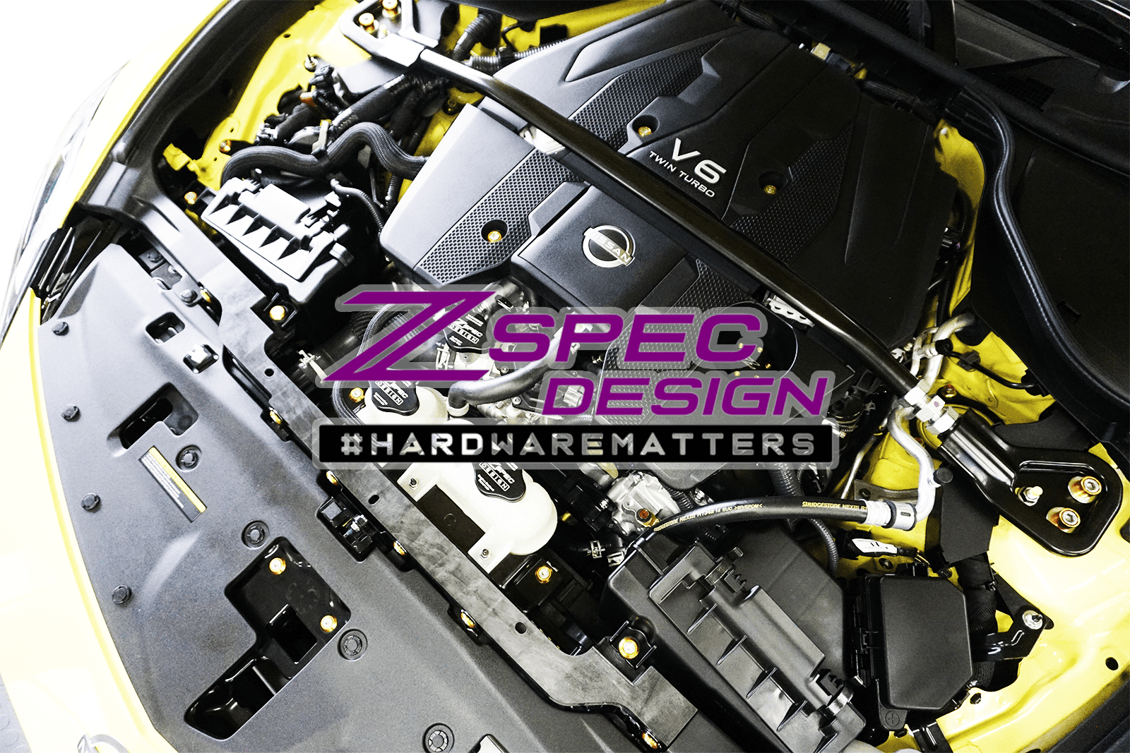 ZSPEC "Stage 2" Dress Up Bolts® Hardware Kit for Nissan Z RZ34, Stainless & Billet - ZSPEC Design LLC - Hardware Fasteners - 400z, Fastener Kit, nissan, nissanz, RZ34, stage 2, titanium - zspecdesign.com