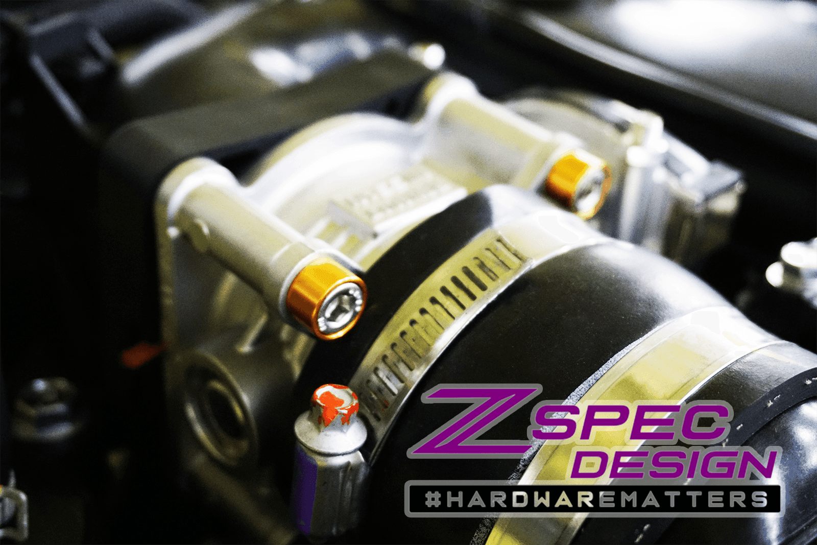 "Stage 2" Stainless-Billet Dress-Up Bolts(TM) Kit for Nissan Z RZ34 by ZSPEC - ZSPEC Design LLC - Hardware Fasteners - 400z, Fastener Kit, nissan, nissan z, RZ34, titanium - 