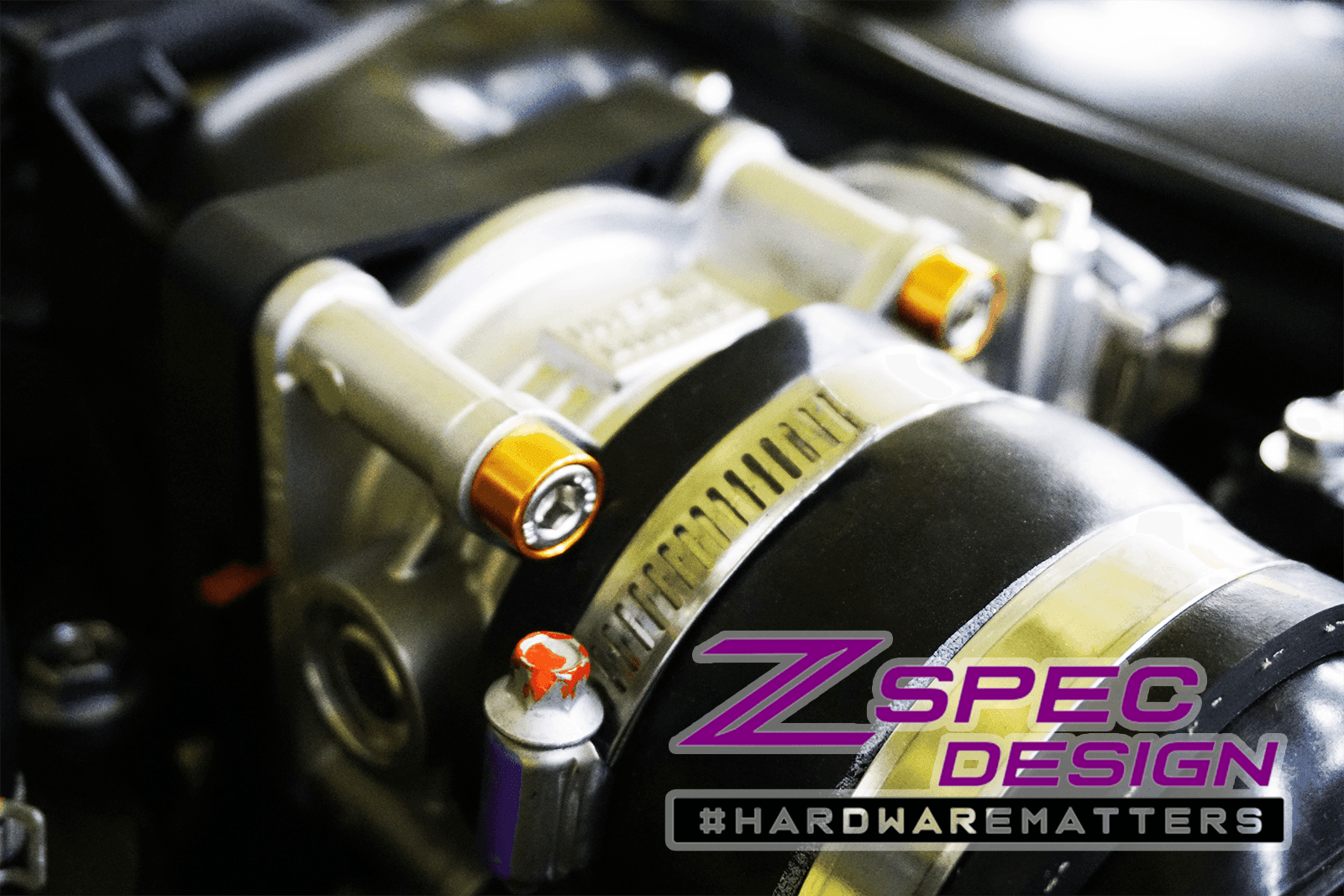 ZSPEC "Stage 2" Dress Up Bolts® Hardware Kit for Nissan Z RZ34, Stainless & Billet - ZSPEC Design LLC - Hardware Fasteners - 400z, Fastener Kit, nissan, nissanz, RZ34, stage 2, titanium - zspecdesign.com