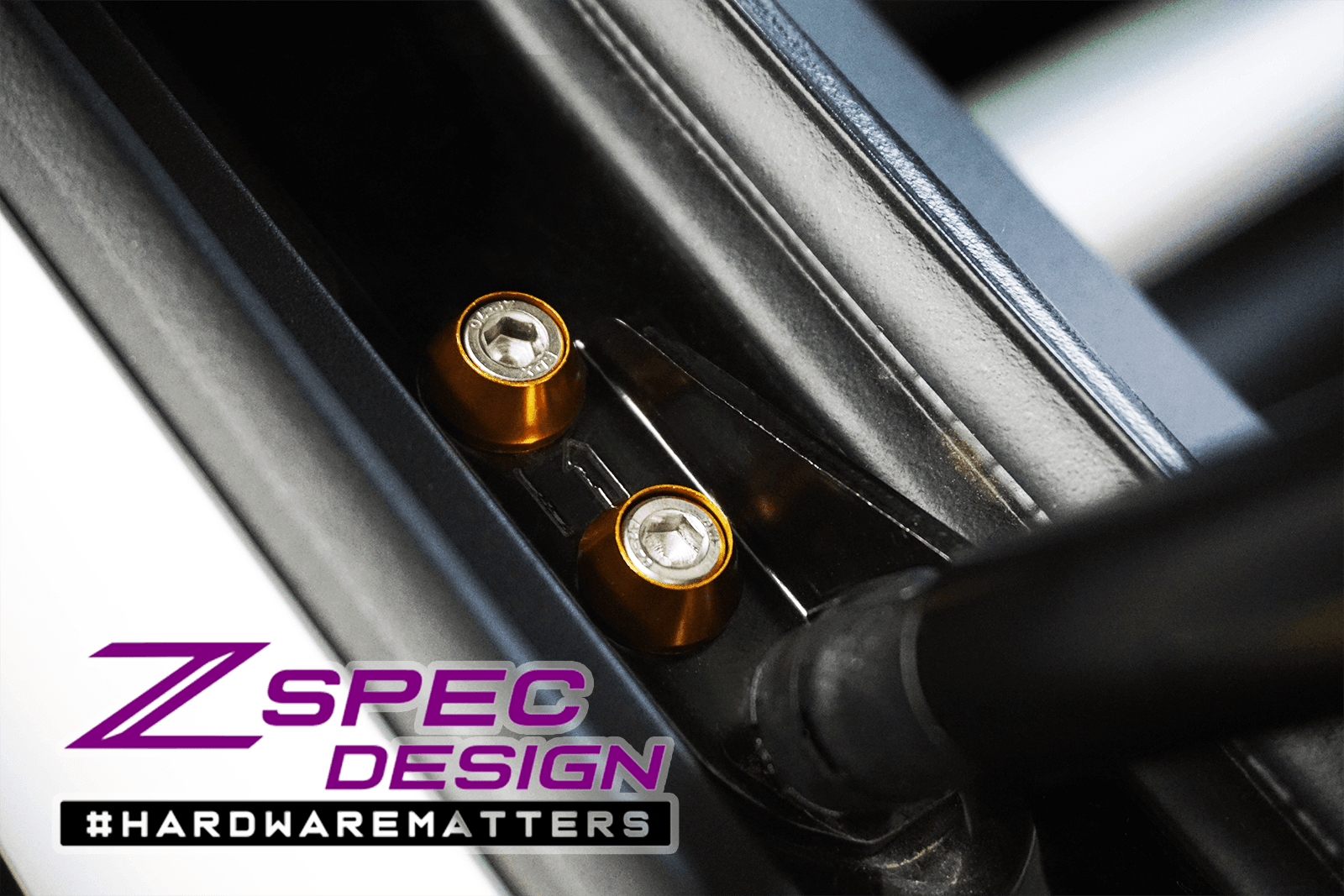 "Stage 2" Stainless-Billet Dress-Up Bolts(TM) Kit for Nissan Z RZ34 by ZSPEC - ZSPEC Design LLC - Hardware Fasteners - 400z, Fastener Kit, nissan, nissan z, RZ34, titanium - 