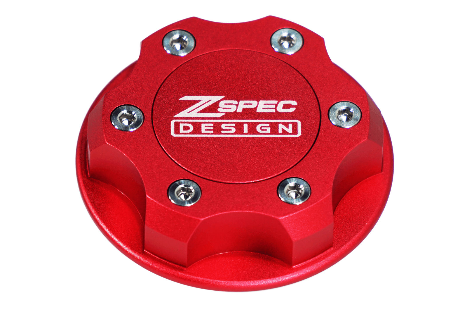 ZSPEC Billet Oil Filler Cap for Nissan/Infiniti/Datsun, Red Cap w 