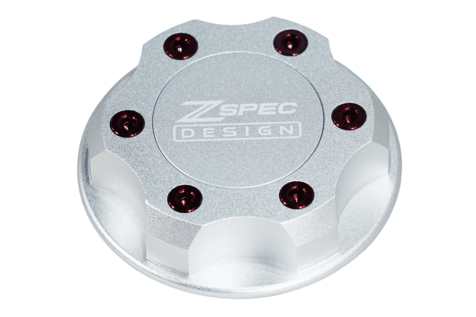 ZSPEC Billet Oil Filler Cap - Silver w/ Titanium Accents, Engine Bay Dress Up Nissan Datsun Z ZX 300zx 350z 370z Frontier RZ34 Titan VQ35/37/38/40 VR30/38 RB20/26/26/30 VK56 VG30 & Datsun L-Series L24/26/28