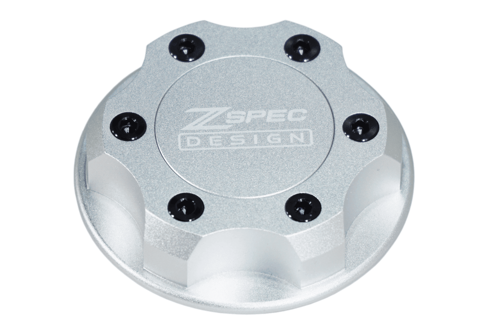ZSPEC Billet Oil Filler Cap - Silver w/ Titanium Accents, Engine Bay Dress Up Nissan Datsun Z ZX 300zx 350z 370z Frontier RZ34 Titan VQ35/37/38/40 VR30/38 RB20/26/26/30 VK56 VG30 & Datsun L-Series L24/26/28