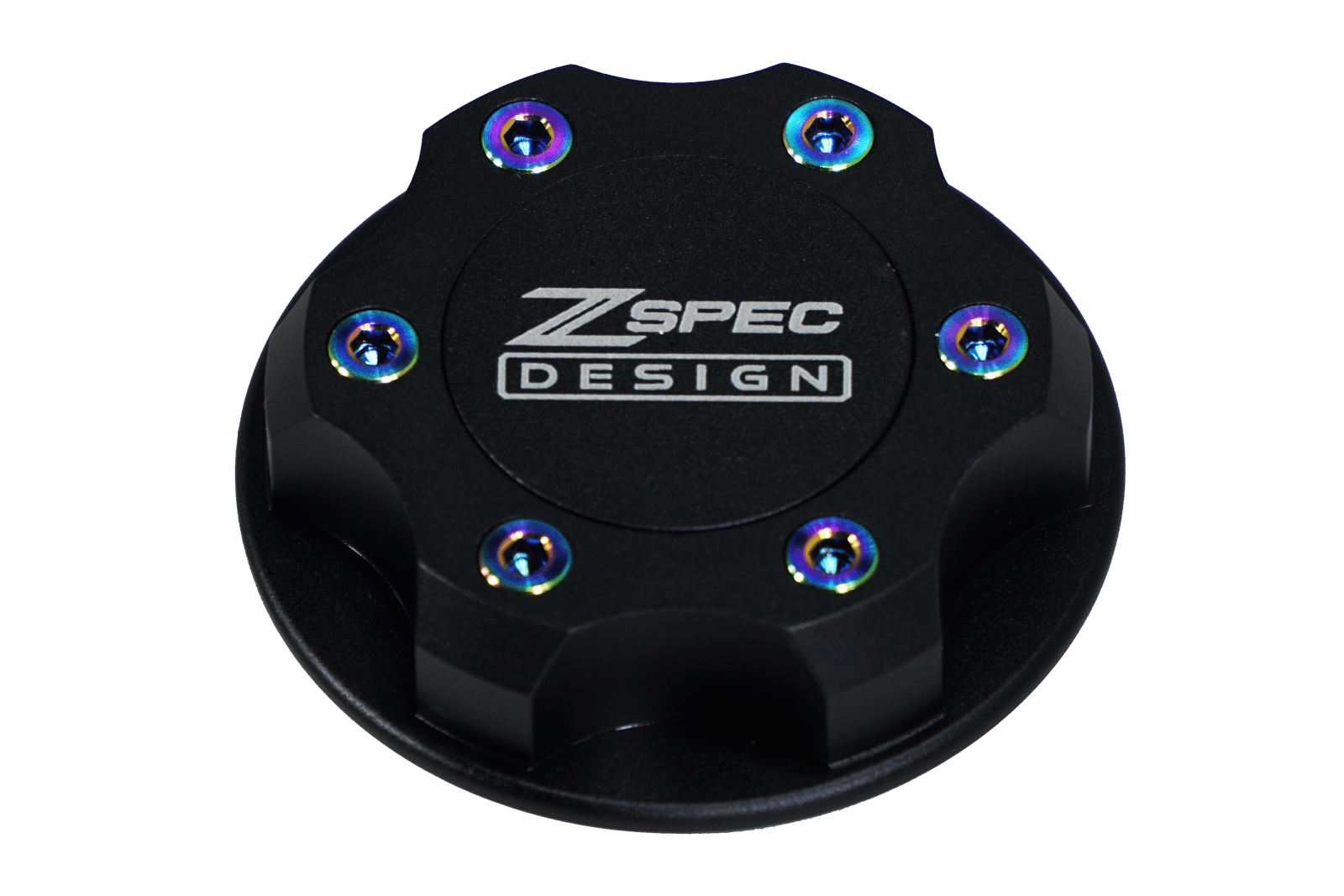 ZSPEC Billet Oil Filler Cap for Nissan/Infiniti/Datsun, Black Cap w 