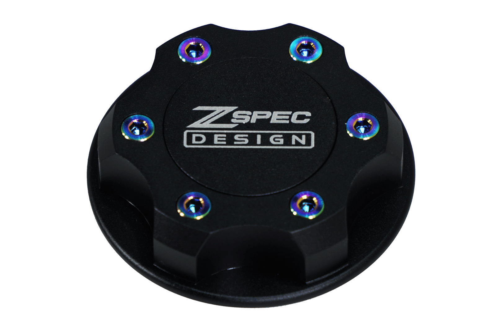 ZSPEC Billet Oil Filler Cap for Nissan/Infiniti/Datsun, Black Cap w/ Titanium Accent - ZSPEC Design LLC - Hardware Fasteners - 2023, 240sx, 240z, 260z, 280z, 280zx, 300z, 300zx, 350z, 370z, 380RS, 400z, accessory, bob sharp, cap, d40, d41, DE & HR, DE & REVUP, FairladyZ, frontier, g35, g37, GT-R, GTR, hakosuka, j30, nismo, nissan, nissanz, nisssan, oil, oil cap, q50, q60, R32, R34, RB20, RB25, RB26, RB30, rogue, RZ34, s30, titan, VQ, vq37, VR, vr30ddtt, z, z31, z32, z33, z34, z34 s2, z34s2 - zspecdesign.com
